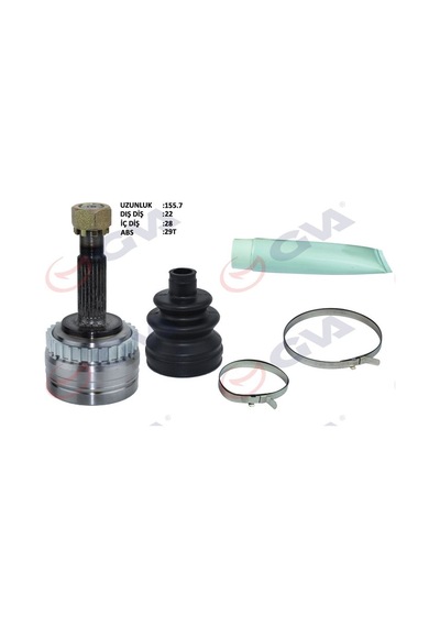 Gva 4490010k - Aks Kafası Dış Ön Corsa B 1.2i 16v 93-00 Abs Li 5
