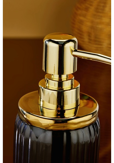 Cooker Royalgold 350 Ml Porselen Sıvı Sabunluk Ckr3835 Siyah