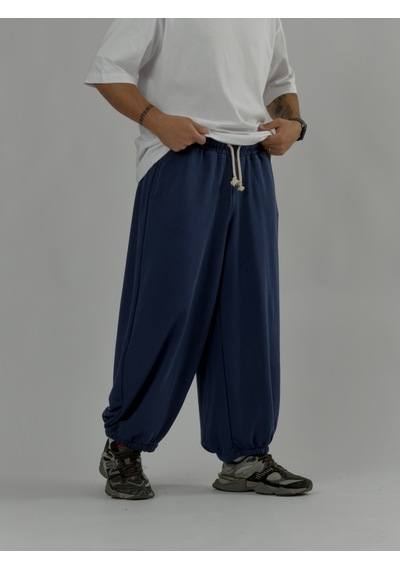 Cocopelli Lacivert Oversize Baggy Erkek Pantolon Coc3417