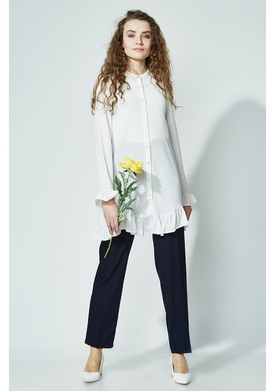 Soralline Kadın Pantalon Büyük Beden 1660 Lacivert