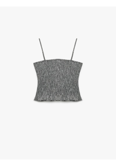 Koton Düğme Detaylı İp Askılı Bürümcük Slim Fit Crop Bluz Siyah Ekose 5sal30304ık Siyah Ekoseli Koton Düğme Detaylı İp Askılı Bürümcük Slim Fit Crop Bluz Siyah Ekose 5sal30304ık Siyah Ekoseli