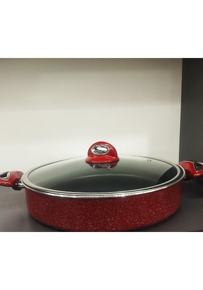 Taç Titan Granit 32 Cm Karnıyarık,pilav,dolma Basık Tencere