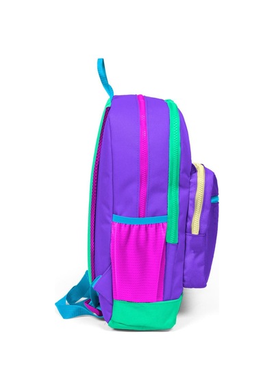 Coral High Kids Mor Renk Detaylı Dört Bölmeli Usb Şarjlı Kulaklık Çıkışlı Okul Sırt Çantası 23834