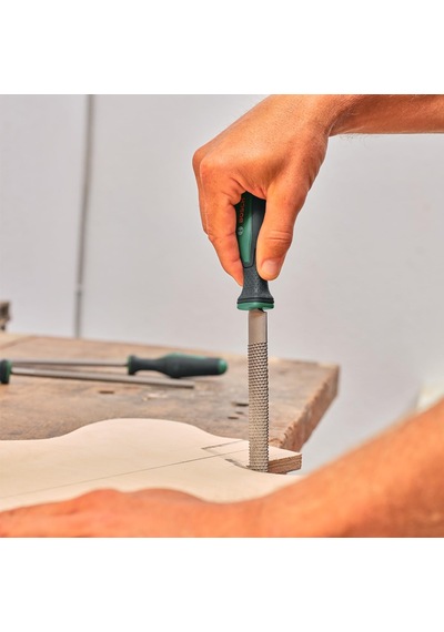 Bosch 3 Parçalı Törpü Seti Sağlam Ahşap Törpü Seti, Düz, Yarı Yu