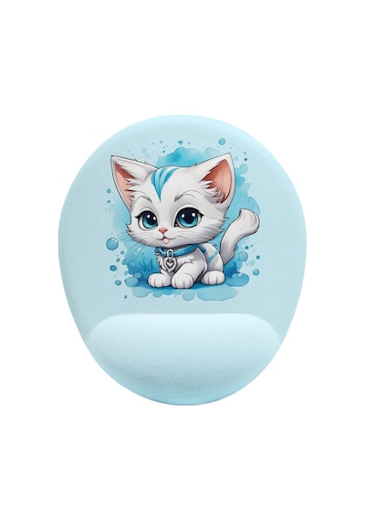 Yavru Kedi Bilek Destekli Kaymaz Buruşmaz Kırılmaz Mouse Pad
