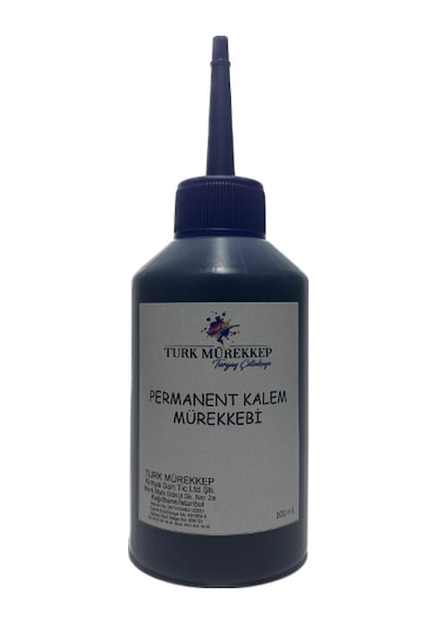 Permanent Kalem Mürekkebi Siyah 100 ml.