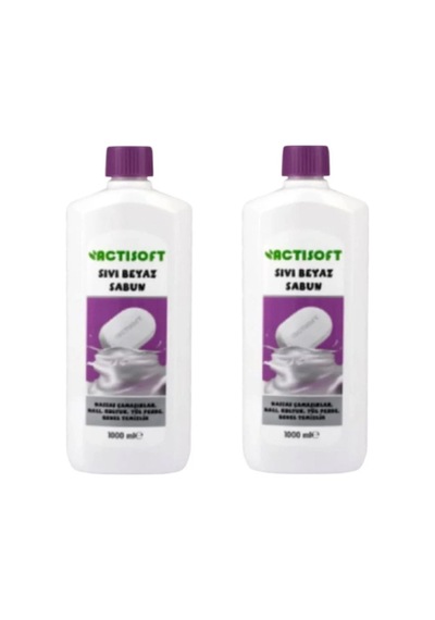 Sıvı Beyaz Sabun 1000ml 2 Li Paket 2 Adet