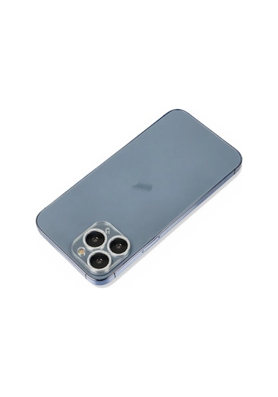 Apple İphone 11 Pro Max Uyumlu Shine Kamera Lens Koruma Cam - Gümüş