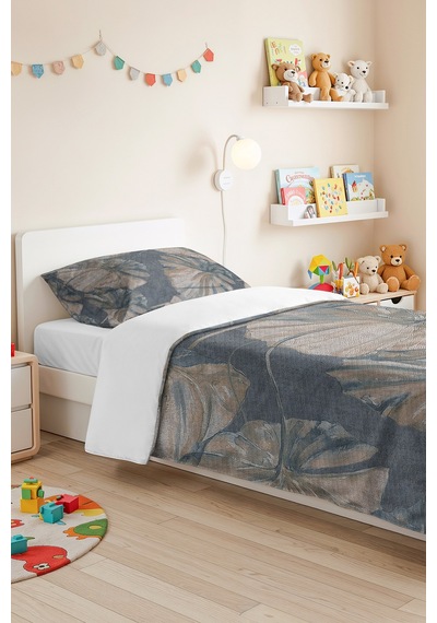 Mavi Yapraklı Botanik Dekoratif Pike Takımı - Bej Gri Tek Kişilik Kapitone Yatak Örtüsü 160x220 Cm Kırçıllı Amber Katmanı Mavi Yapraklı Botanik Dekoratif Pike Takımı - Bej Gri Tek Kişilik Kapitone Yatak Örtüsü 160x220 Cm Kırçıllı Amber Katmanı