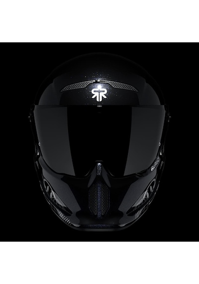 Ruroc At4.0 Street Rush Kapalı Kask Siyah - Beyaz