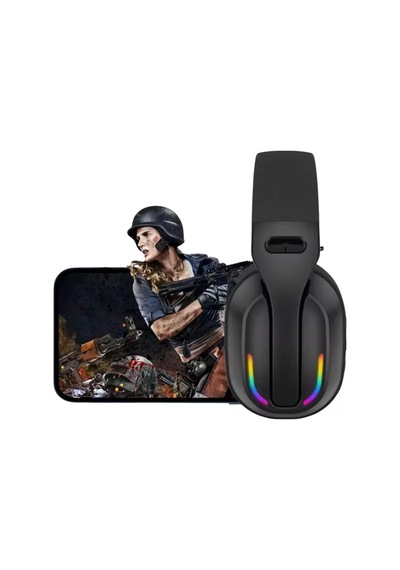 Hepsi Rgb Aydınlatmalı Kablosuz Oyuncu Kulaklığı Konsol Ve Pc Uyumlu Najmaddin
