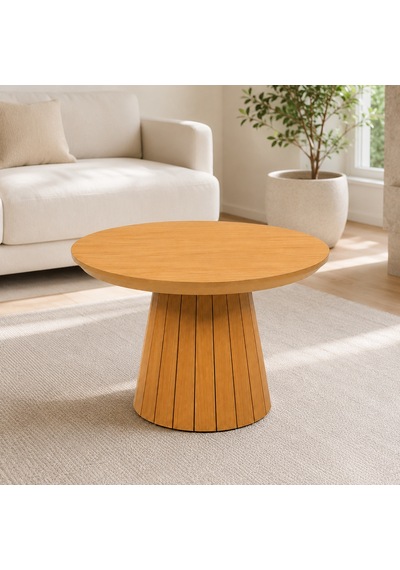Ganni Home Alora Orta Sehpa Meşe Meşe Gürgen İskeletli, Yuvarlak Tablalı Dekoratif Çıtalı Modern Tasarım Meşe-meşe Ganni Home Alora Orta Sehpa Meşe Meşe Gürgen İskeletli, Yuvarlak Tablalı Dekoratif Çıtalı Modern Tasarım Meşe-meşe