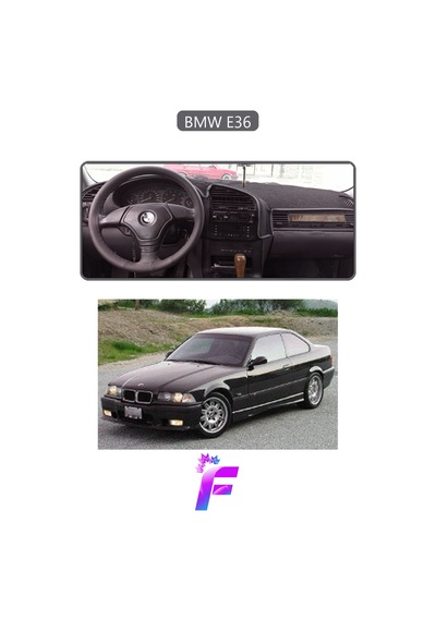 Bmw E36 Airbagsiz 1990-1998 Torpido Örtüsü Güneşten Korur Kolay Montaj Tam Uyum D2 Torpido Halısı