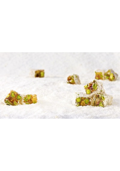 Hindistan Cevizli Antep Fıstıklı Lokum 125 G