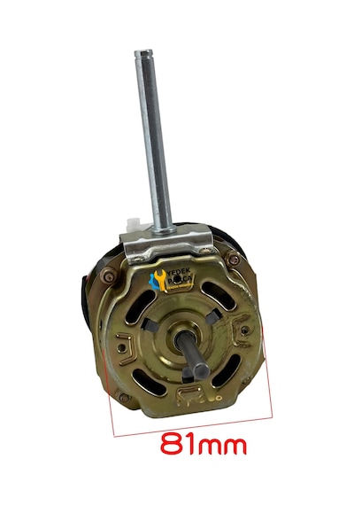 Bir Çok Marka İle Uyumlu 60w / Düz Mili 10mm - Dişsiz / Ys-55 / Bakır Sargılı Vantilatör Motoru