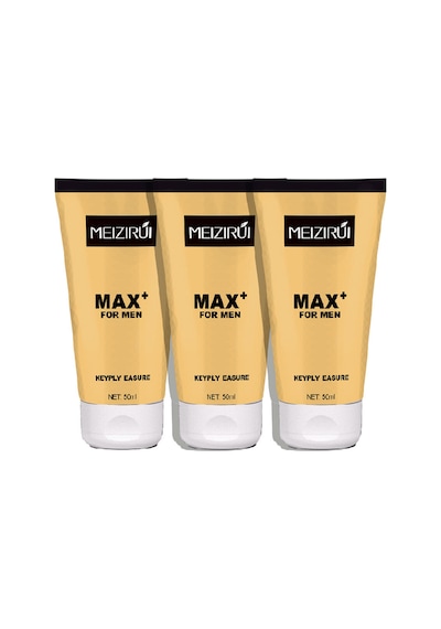 Meizirui Max 3 Adet Erkekler İçin Xxxlfasteffect Ed Kremi - Doğal Yağlı Max Plus Erkek Masaj Kremi
