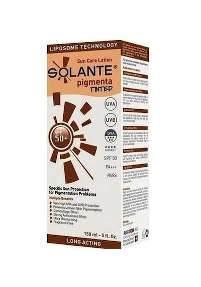 Solante Pigmenta Tinted Güneş Koruyucu Losyon Spf 50+ 150 ml