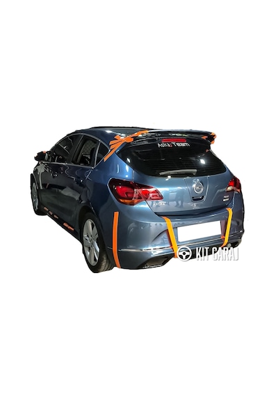 Kit Garaj Opel Astra J Hb Makyajlı Egzoz Görünümlü Arka Ek Plastik Şık & Dayanıklı Boyasız