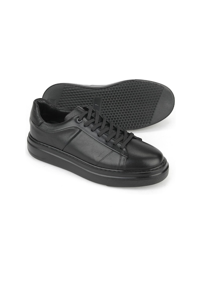 Ziya, Erkek Hakiki Deri Sneaker 1531026zh12 Siyah 1531026zh12 000 Siyah