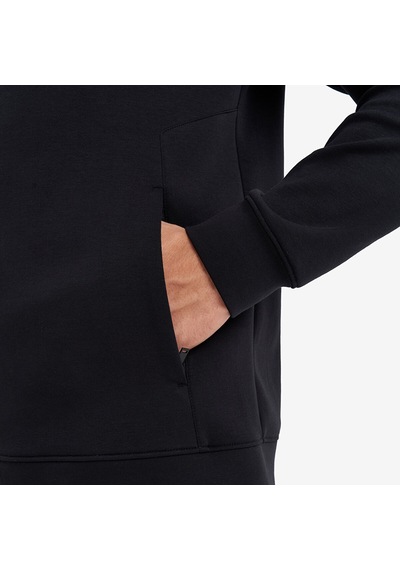 Lescon Siyah Erkek Fermuarlı Kapüşonlu Sweatshirt 26n-1101