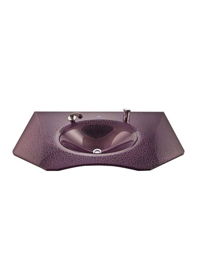 Cam Lavabo Mozaik Modeli 70 x 56 CM