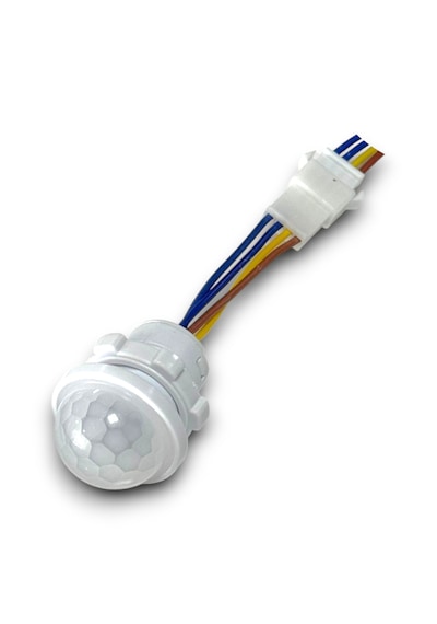 Pır Hareket Sensörü 220v - 25cm Kablolu Ve Konnektörlü - 1 Adet