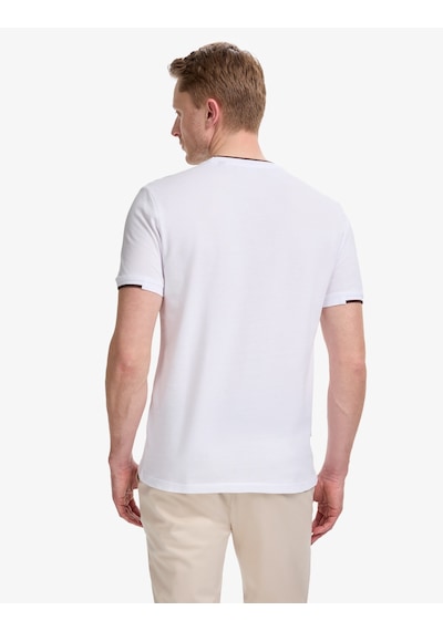 Pierre Cardin Erkek Beyaz Tişört 50327865-vr013