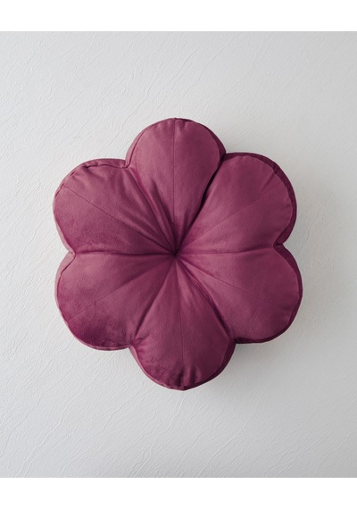 English Home Artistic Bloom Dekoratif Kırlent 40 Cm Bordo Bordo