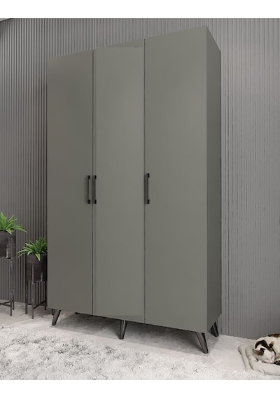 Duke 3 Kapaklı Ayakkabılık Füme 135 Cm M1