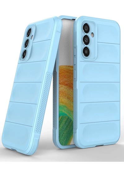 Newface - 405 - Samsung Galaxy Uyumlu M34 5g Kılıf Optimum Silikon - - Csmo-tex - Sky Blue