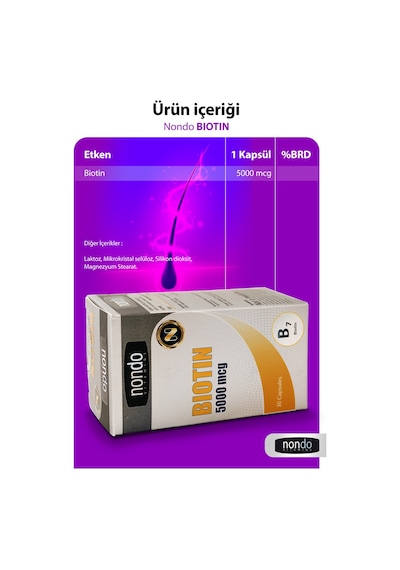 Biotin 5000 Mcg 30 Kapsül