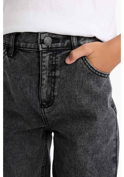 Defacto Erkek Çocuk Straight Fit Düz Paça Jean Pantolon F0454a825aunm36 Antrasit
