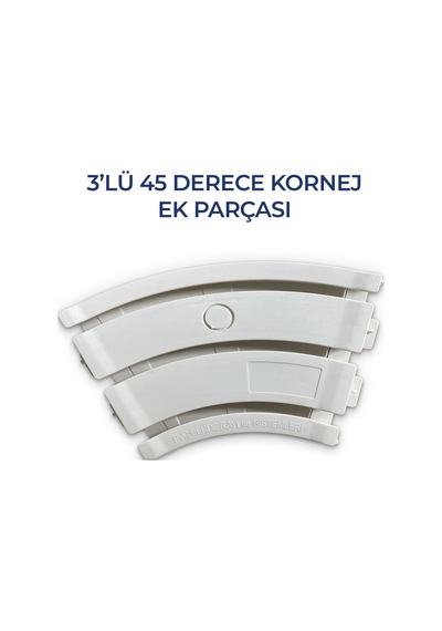 3 Lü 45 Derece Konrej Dönüş Ek Parçası Dayanıklı Ve Güvenli Bağlantı Aparatı