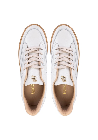 Tamer Tanca Kadın Hakiki Deri Kırık Beyaz Sneakers & Spor Ayakkabı 154 6801 Bn Ayk Sk25-26 Off Whıte Fltr Beyaz