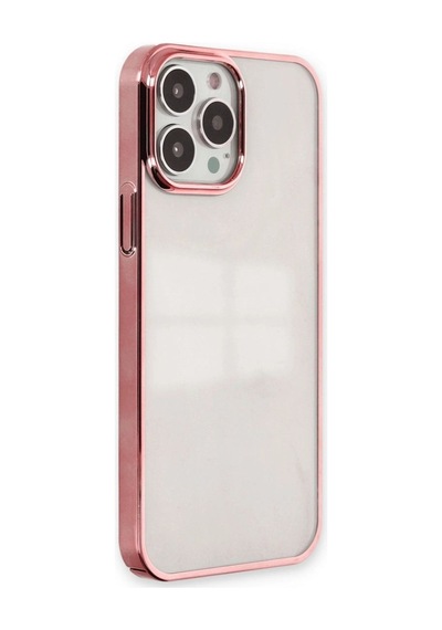 Apple İphone 14 Pro Max Kılıf Element Silikon - Pembe Çok Renkli