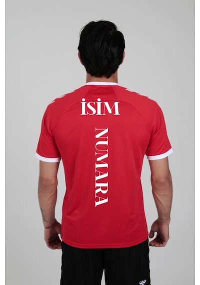 Hummel Milli Takım T-shirt 1.kalite Silikon Dikdörtgen Bayrak Logolu+ Sırta İsim Ve Numara Baskı Kırmızı - Beyaz Hummel Milli Takım T-shirt 1.kalite Silikon Dikdörtgen Bayrak Logolu+ Sırta İsim Ve Numara Baskı Kırmızı - Beyaz