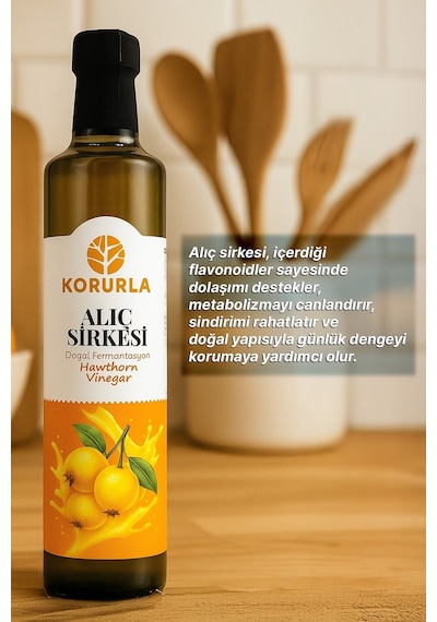 Alıç Sirkesi Doğal Fermantasyon 500 Ml