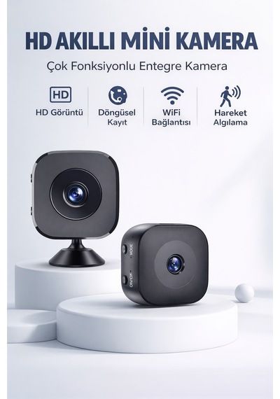 1080p Hd Mini Wifi Ip Kamera İç Mekan Güvenlik Ve Bebek Kamerası Gece Görüşlü Sesli - 829934634