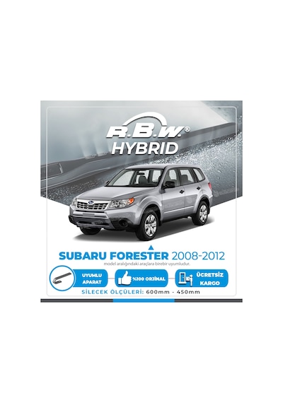Rbw Hybrid Subaru Forester 2008 - 2012 Ön Silecek Takımı - Hibrit