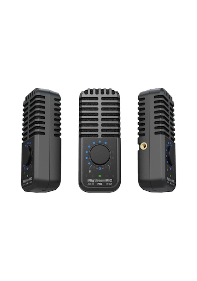 IK Multimedia iRig Stream Mic Pro Kompakt Multi-Pattern Mikrofon