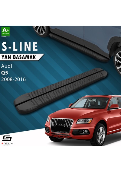 S-Dizayn Audi Q5 S-Line Siyah Yan Basamak 183 Cm 2008-2016
