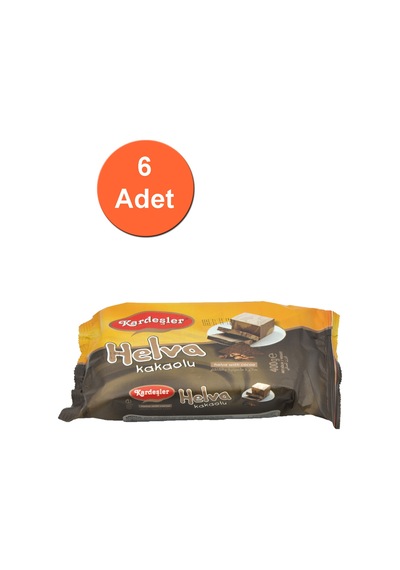 Kardeşler Kakaolu Tahin Helva 6 x 400 G