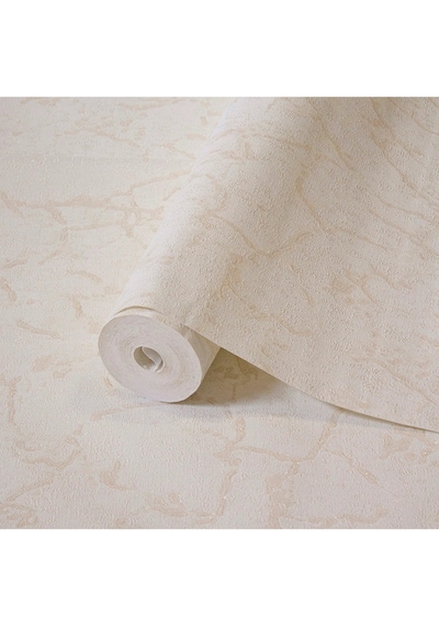 Adawall Düz Desen Duvar Kağıdı Rococo 1406-3/15, Bej, 1.06x15.6m - 16.5m²