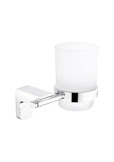 Diş Fırçalık Duvara Monteli Mikro-kabinet Cam Tutucu, Krom Siyah