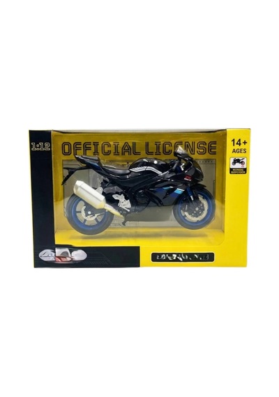 1/12 Gsx-r1000 Model Motosiklet Çok Renkli