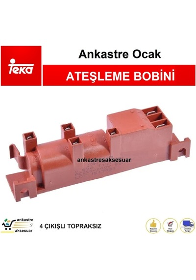 Teka Uyumlu Ankastre Ocak Çakmak Ateşleme Jeneratörü Trafo Manyeto Bobin - 367720314