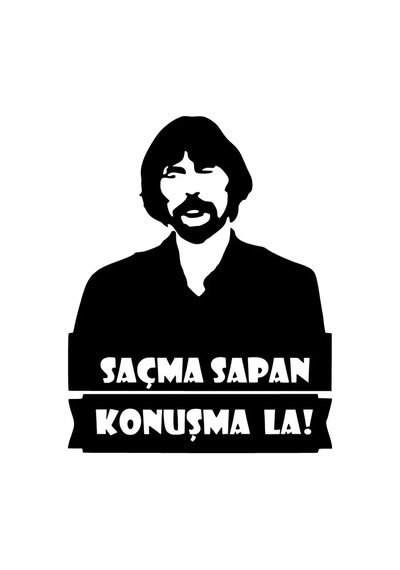 Saçmasapankonuşmala Sticker 10 X 13 Cm