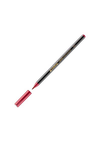 Edding Fırça Uçlu Kalem Metalik Kırmızı E-1340