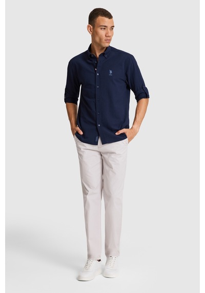 U.S. Polo Assn. U.s. Polo Assn. Erkek Açık Lacivert Gömlek Basic 50324638-vr059 U.S. Polo Assn. U.s. Polo Assn. Erkek Açık Lacivert Gömlek Basic 50324638-vr059