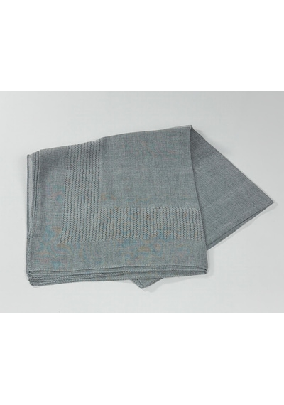 Miray Pano Pamuk Eşarp - 95 X 95 - 0622 Gümüş